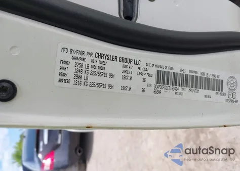 2012 Dodge Journey R/T из США, поврежденный, VIN 3C4PDDFG1CT163424